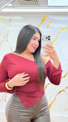BLUSA AURA ASIMETRICA