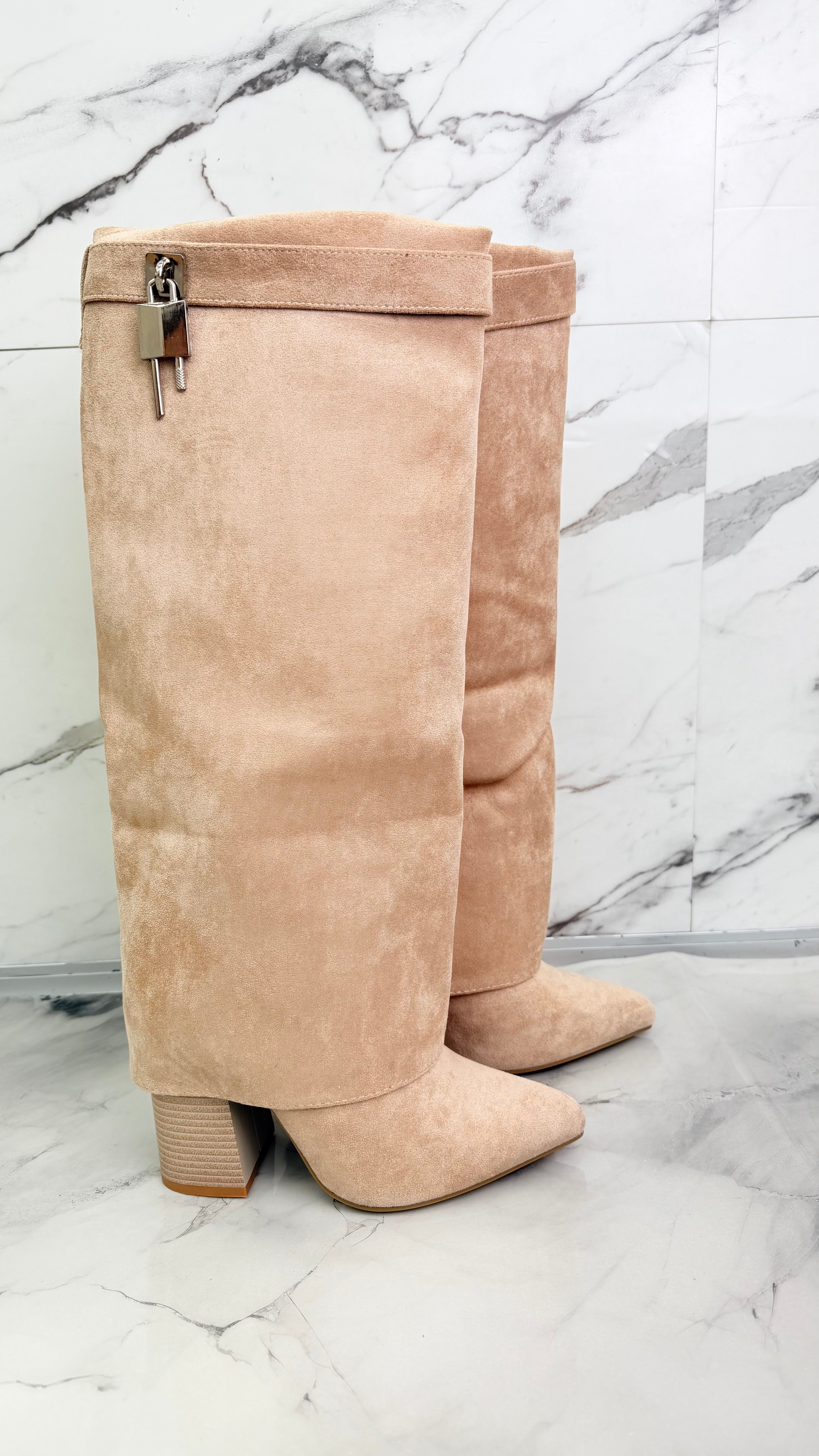 Botas texanas beige